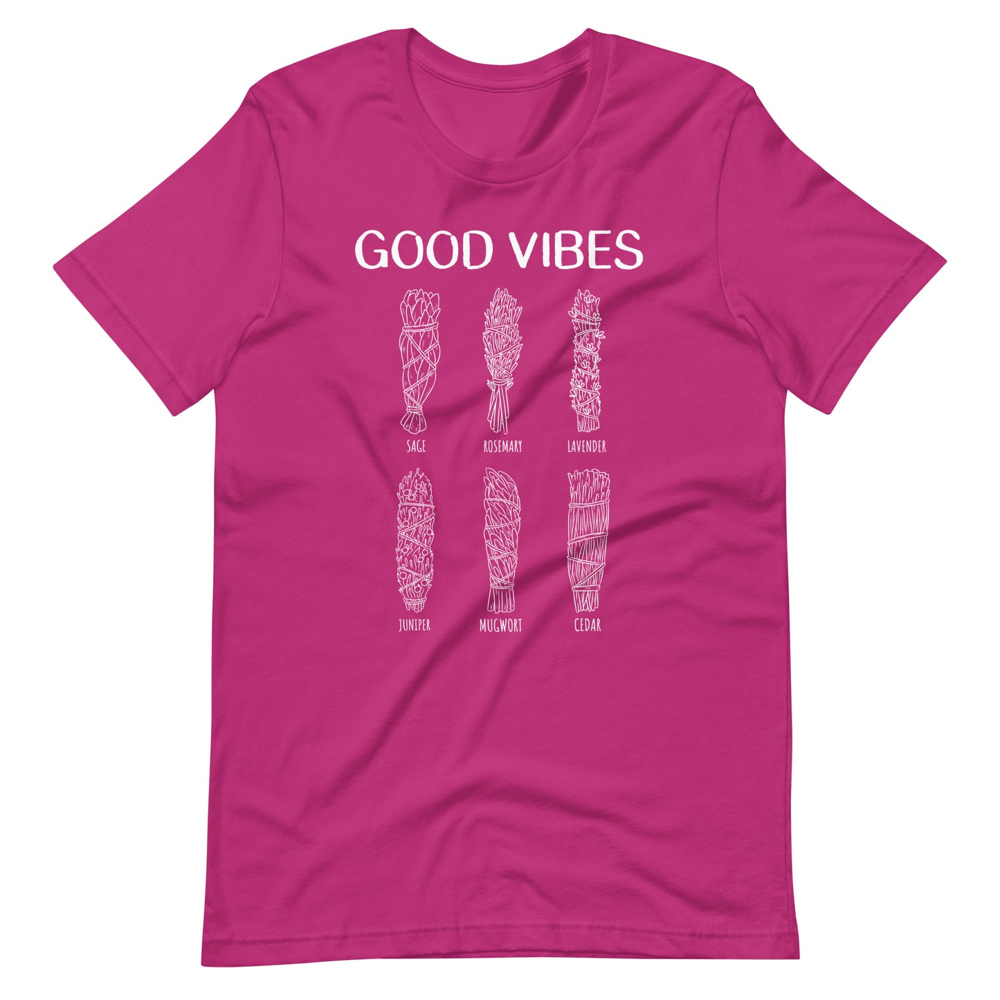 Good Vibes (White Print) Unisex t-shirt