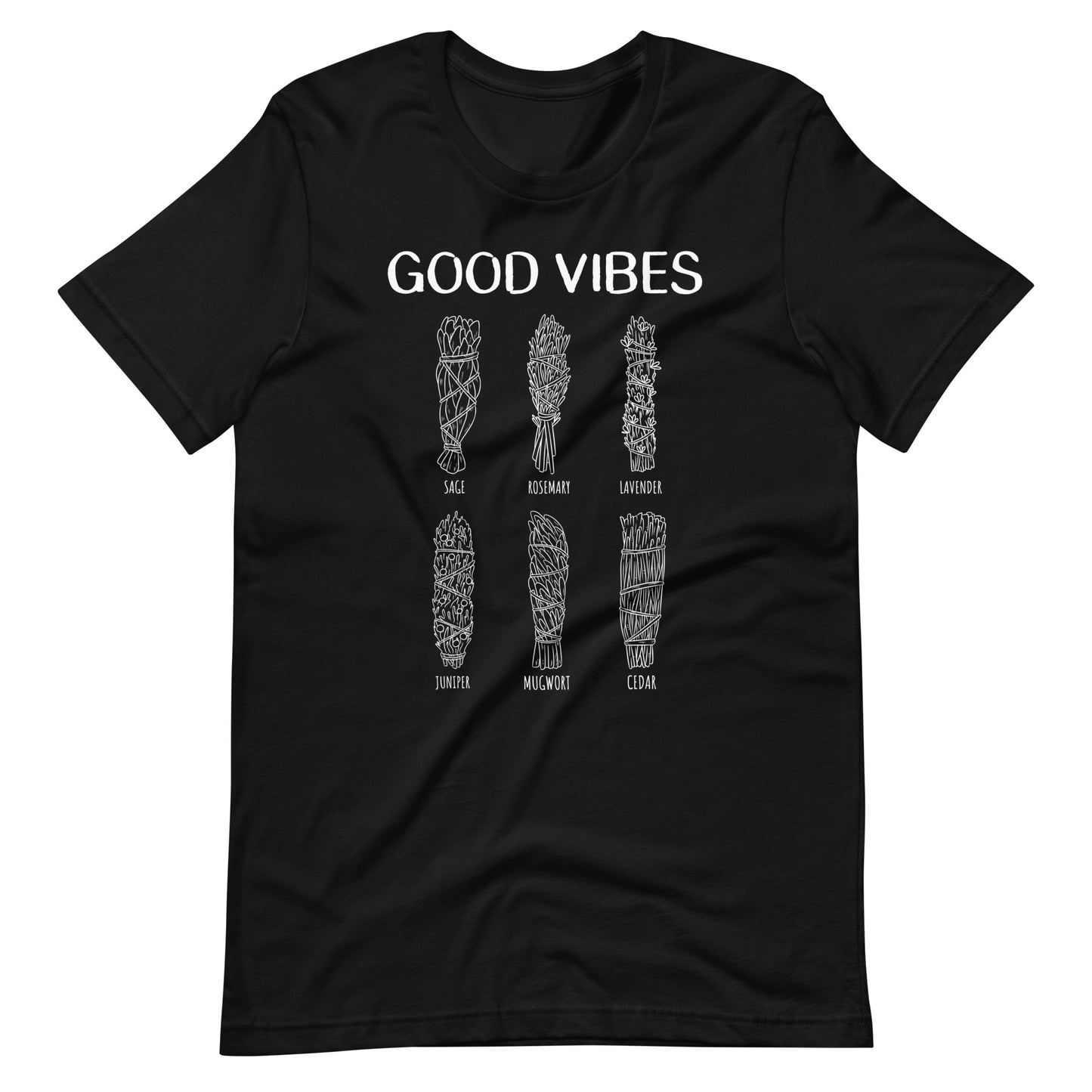 Good Vibes (White Print) Unisex t-shirt