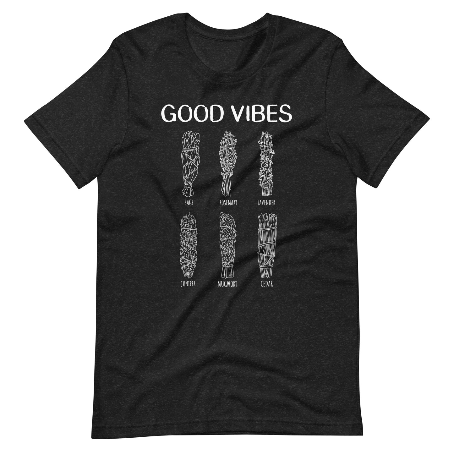 Good Vibes (White Print) Unisex t-shirt