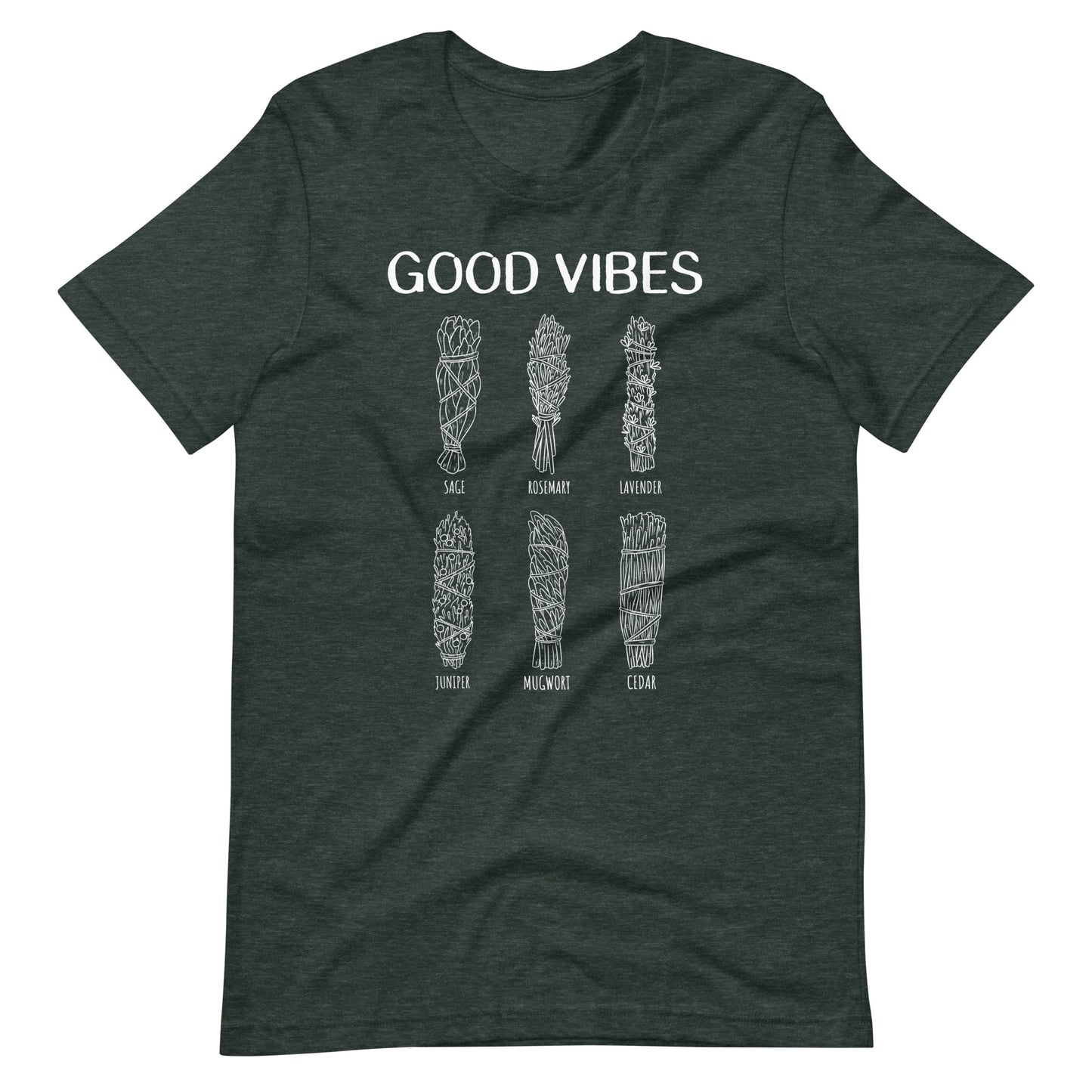 Good Vibes (White Print) Unisex t-shirt