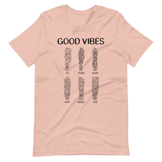 Good Vibes (Black Print) Unisex t-shirt