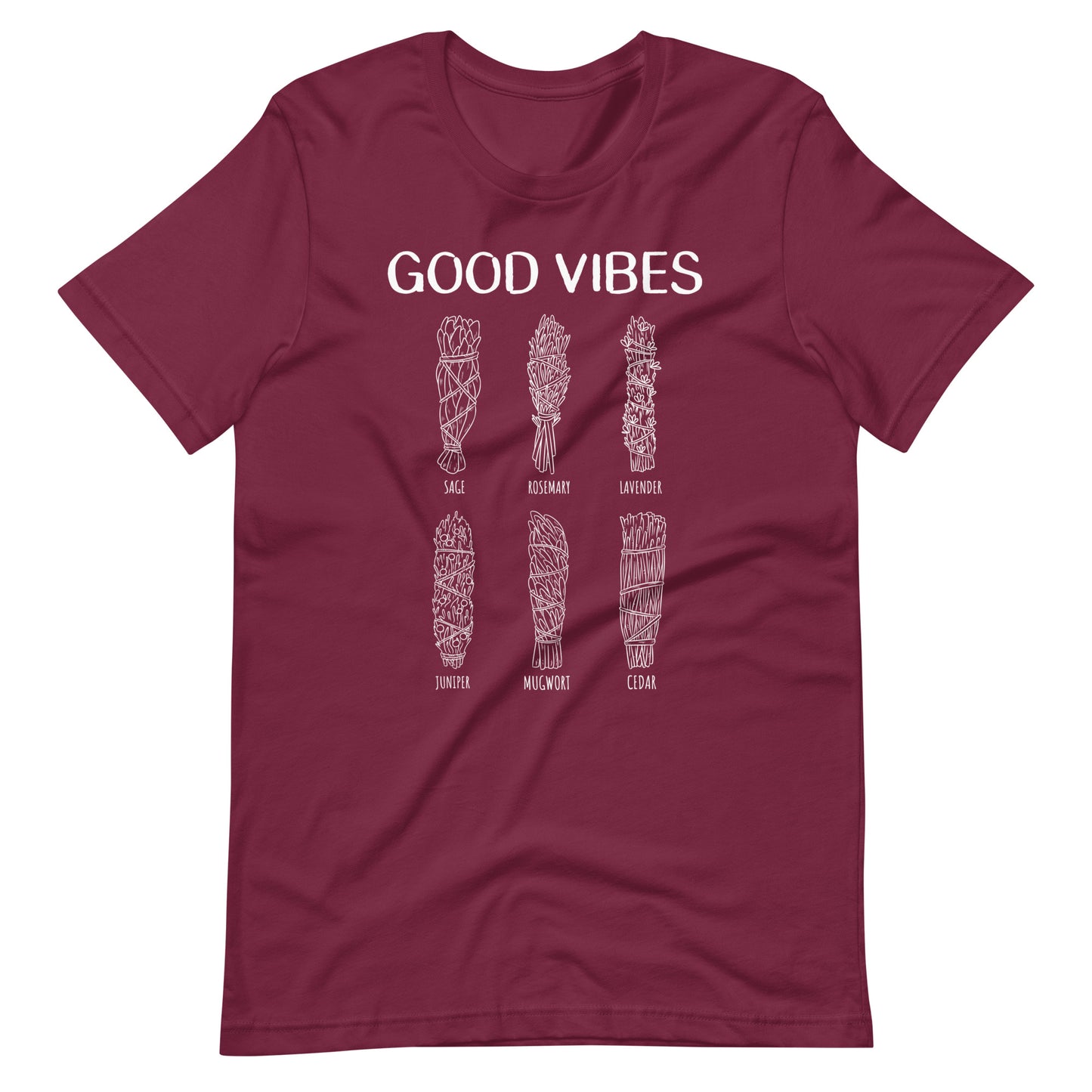 Good Vibes (White Print) Unisex t-shirt