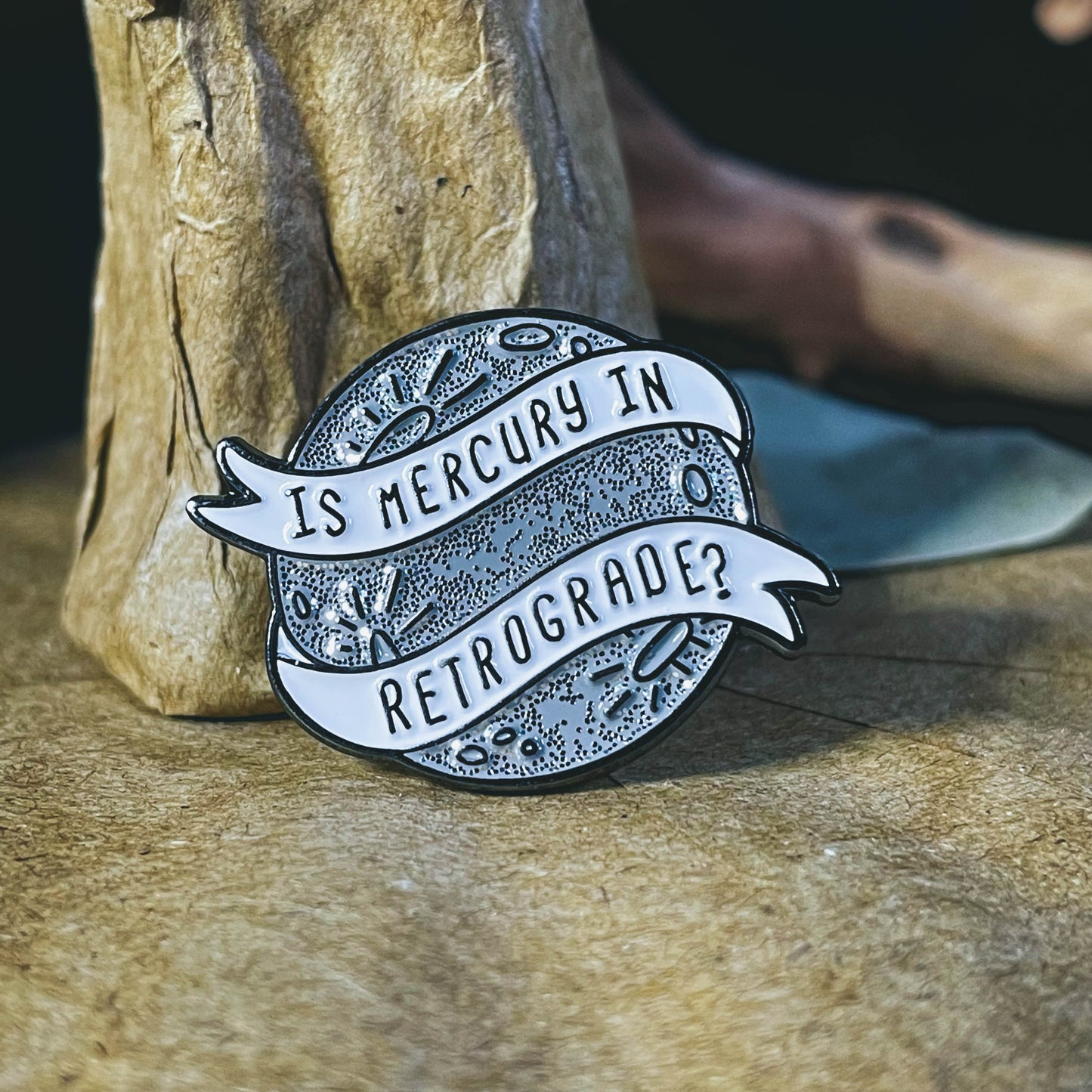 Mercury in Retrograde? Enamel Pin