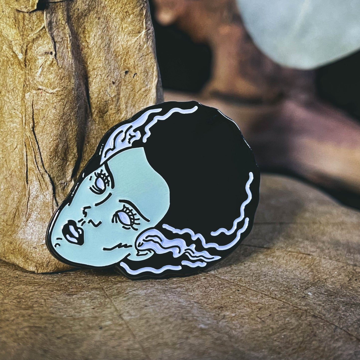 Frankenstein’s Wife Enamel Pin