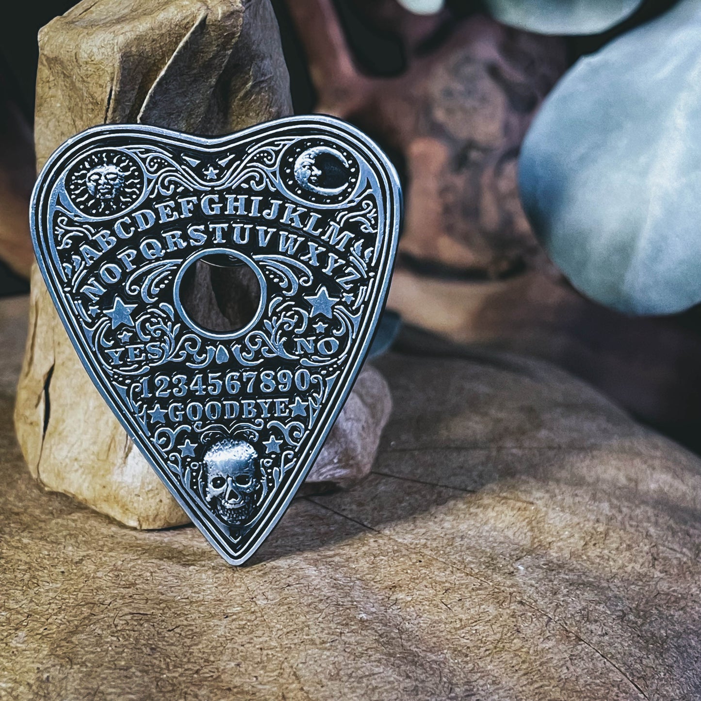 Ouija Planchette Enamel Pin
