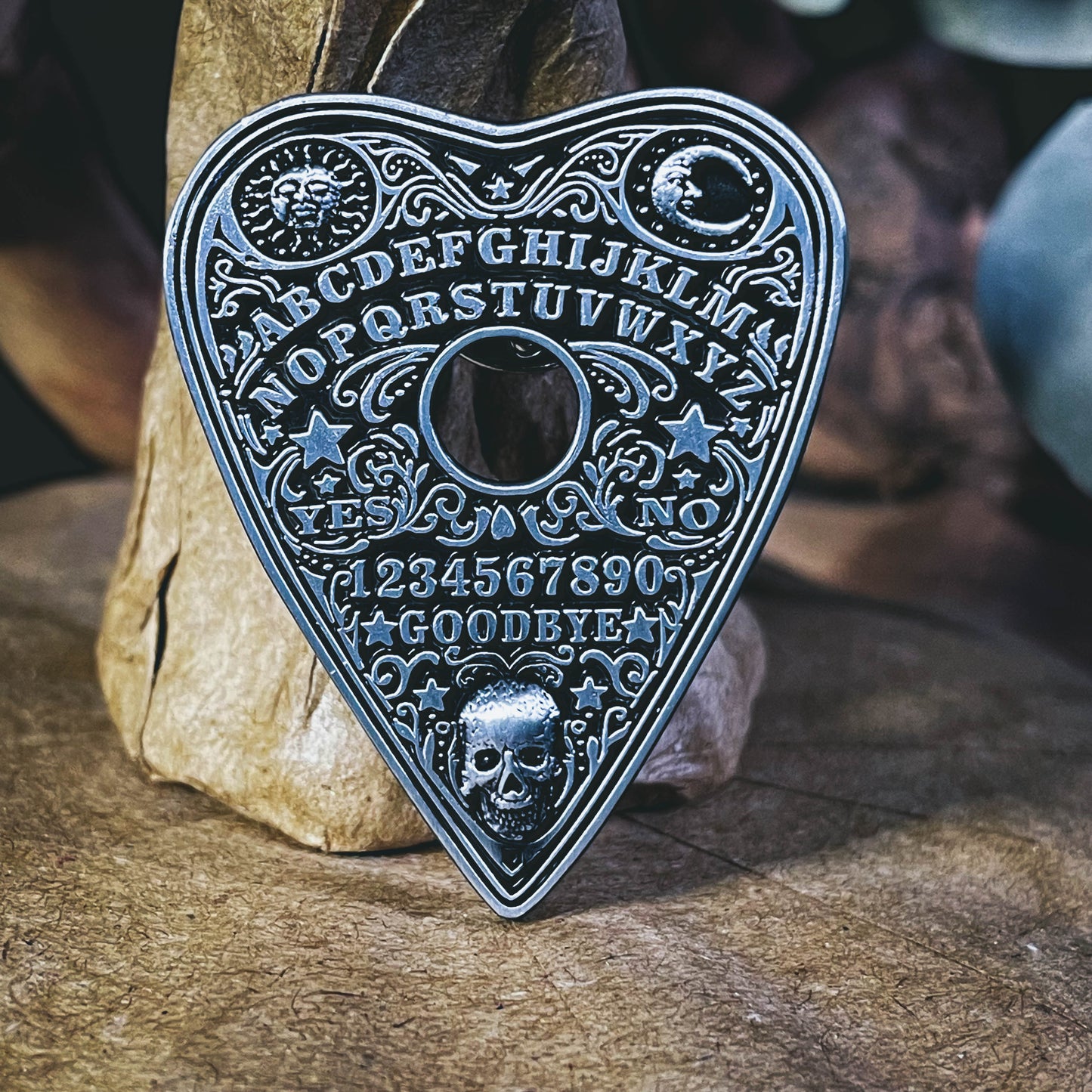Ouija Planchette Enamel Pin