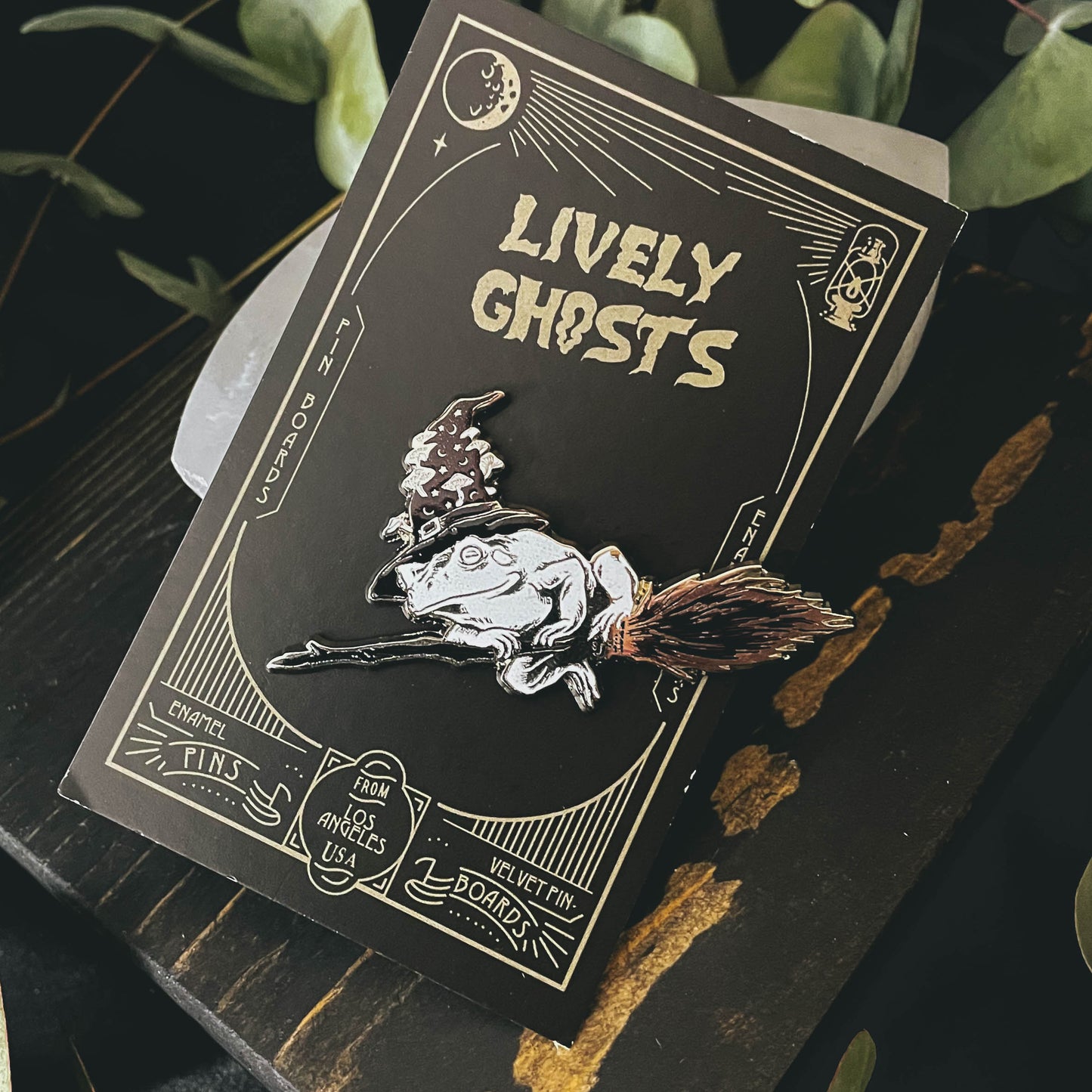 The Sticky Witch Enamel Pin