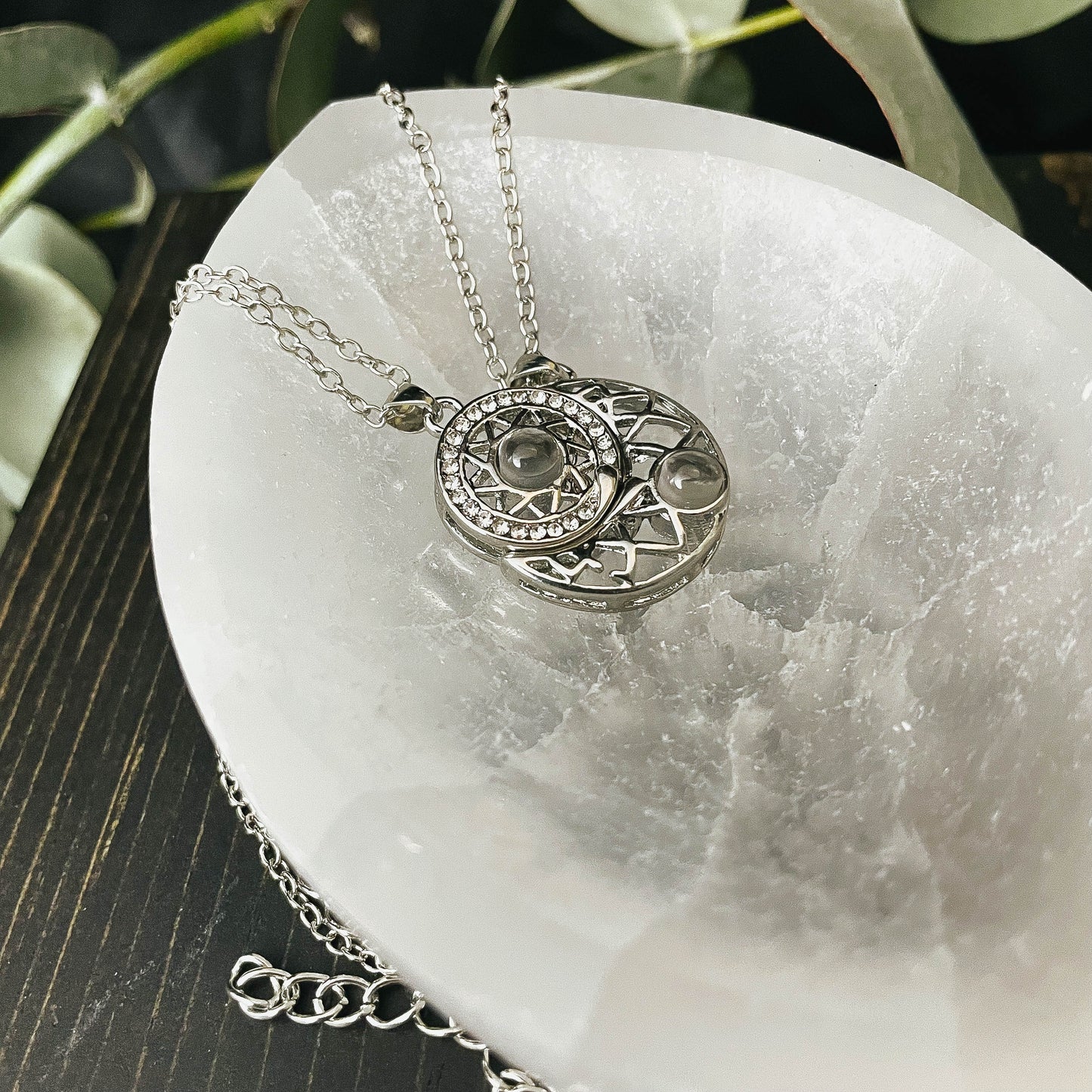 I Love You Projection Necklace Set