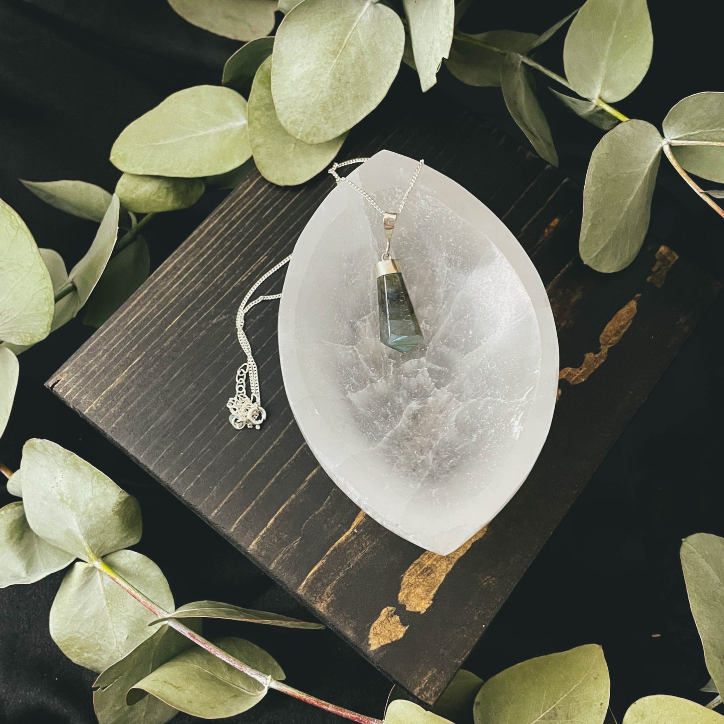 Labradorite Crystal Necklace