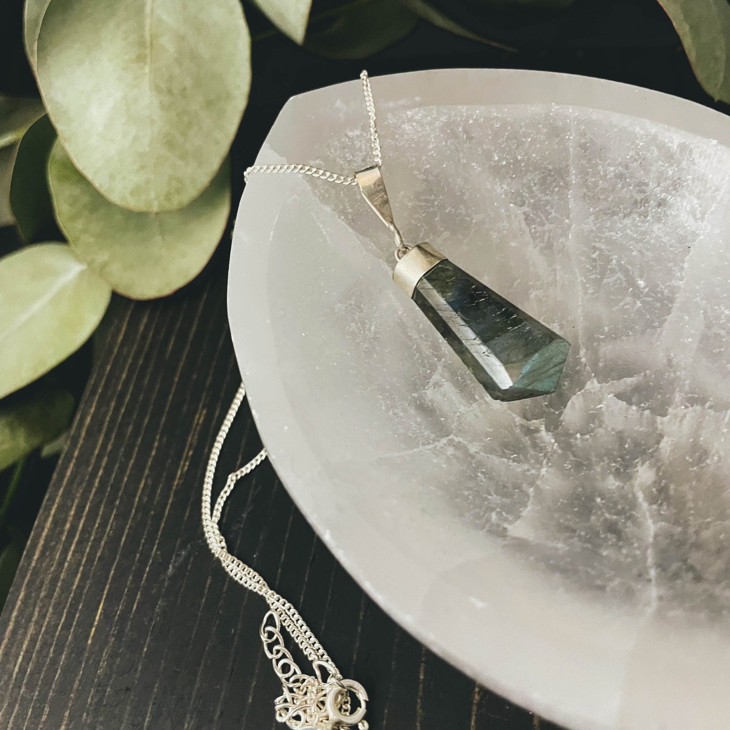 Labradorite Crystal Necklace
