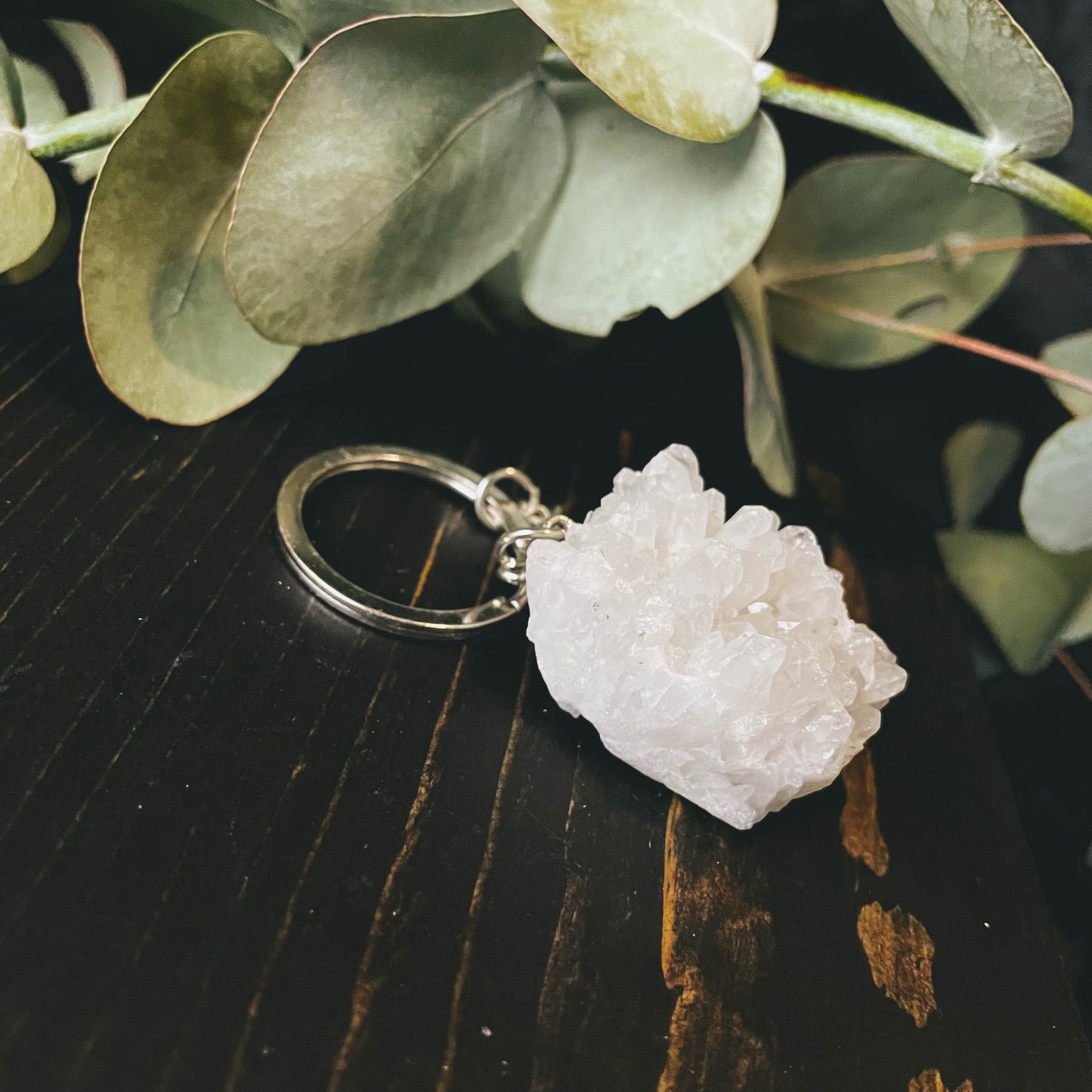 Mystery Rough Gem Stone Key Chains - 1 Piece