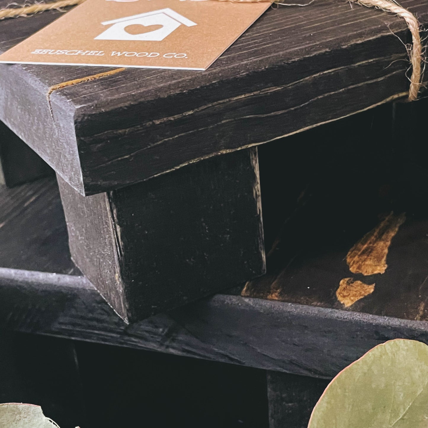 Black Wooden Riser