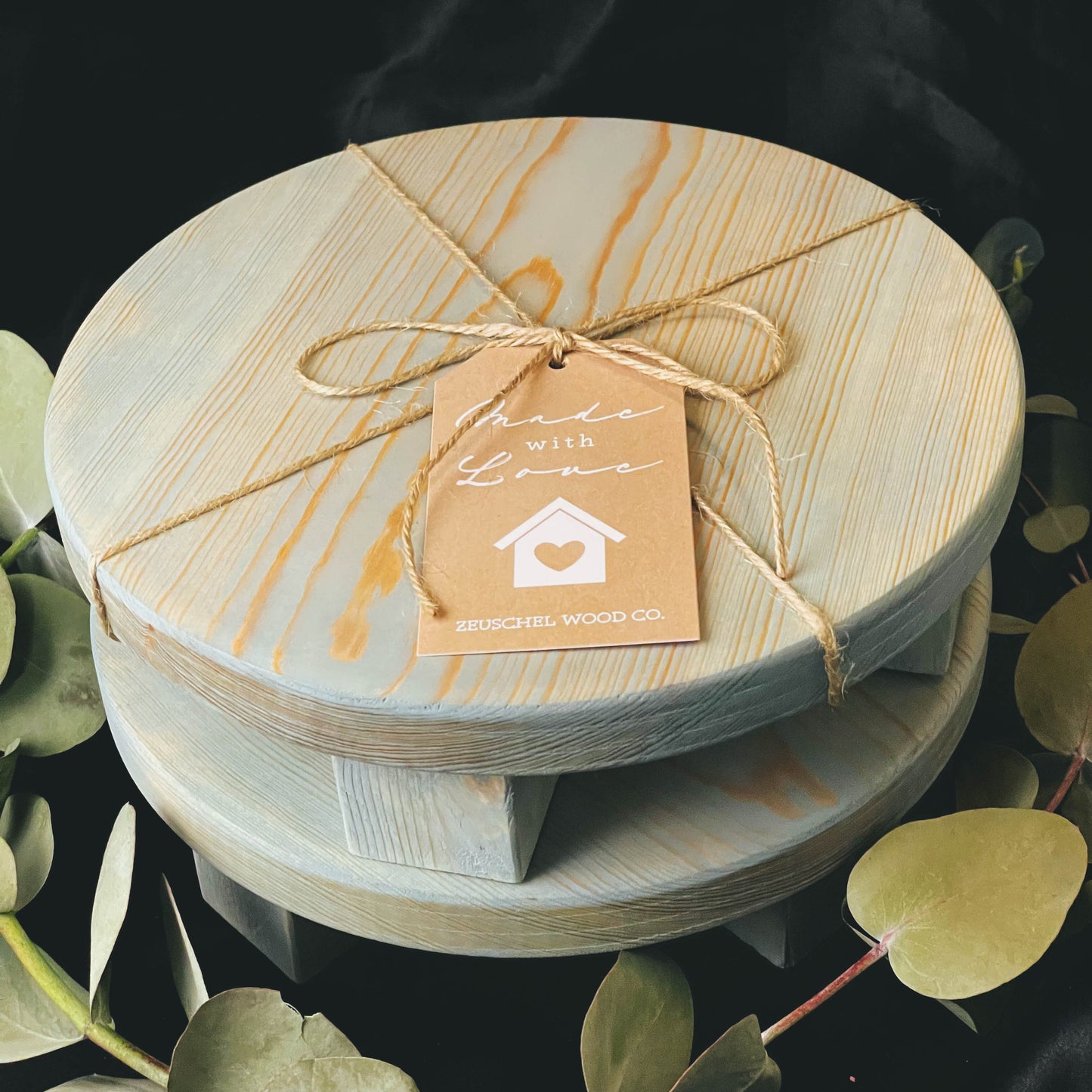 8" Round Wooden Riser
