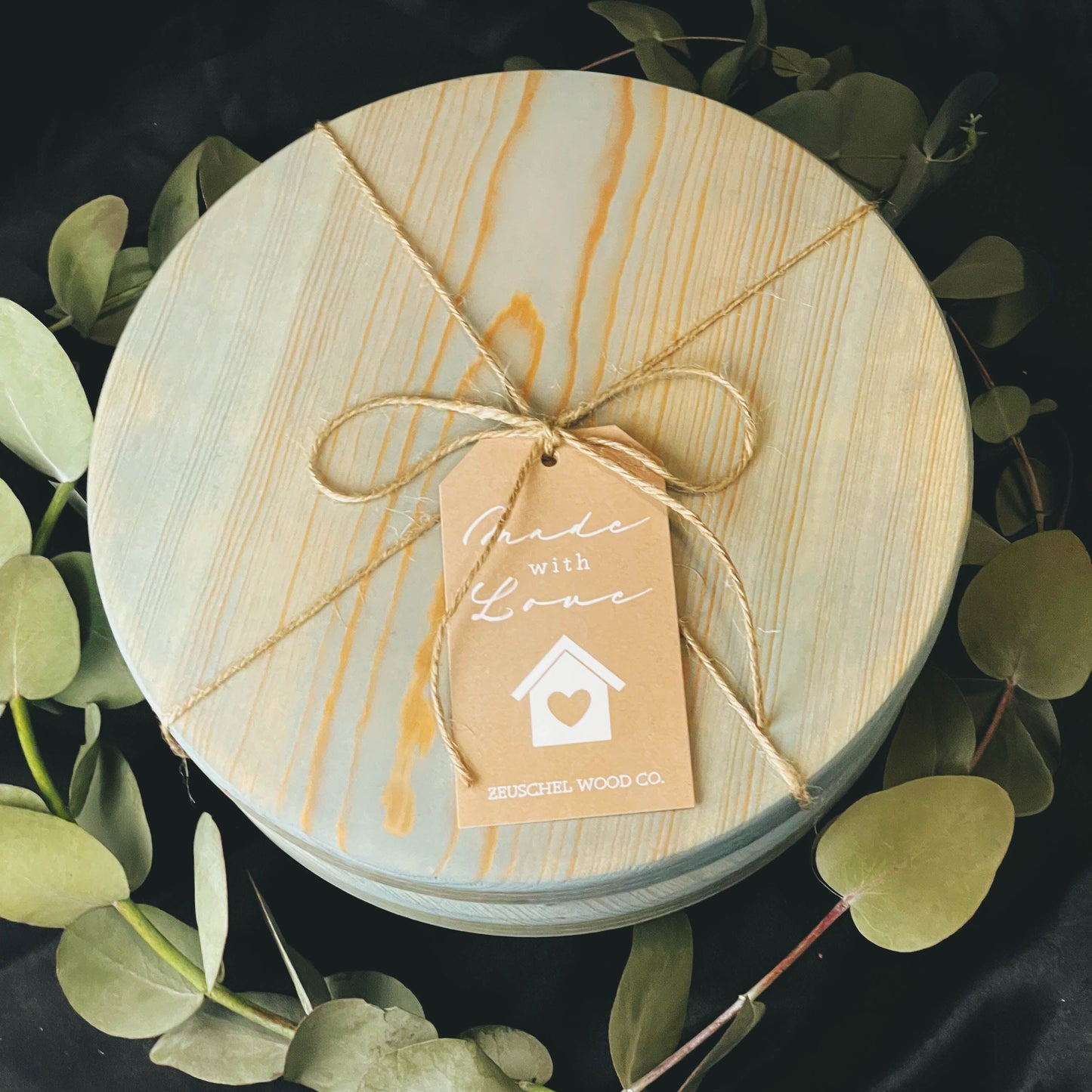 8" Round Wooden Riser
