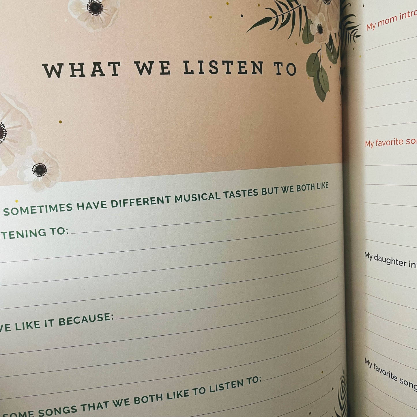 Mother & Daughter Journal Keepsake