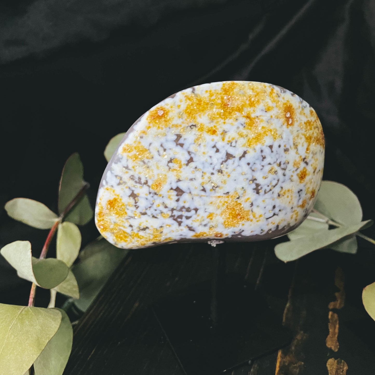 Druzy Agate Crystal On Stand