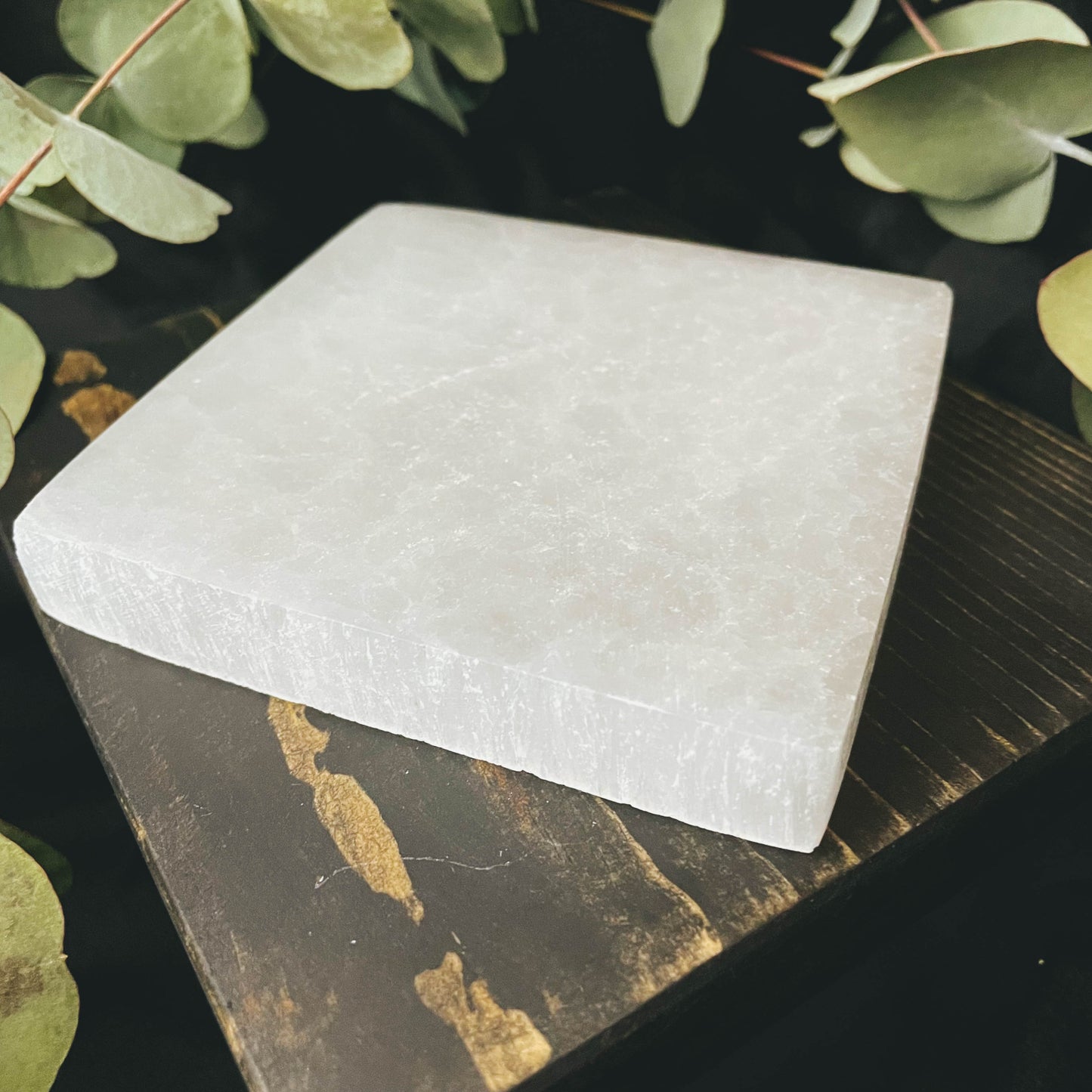 Selenite Square Charging Plate