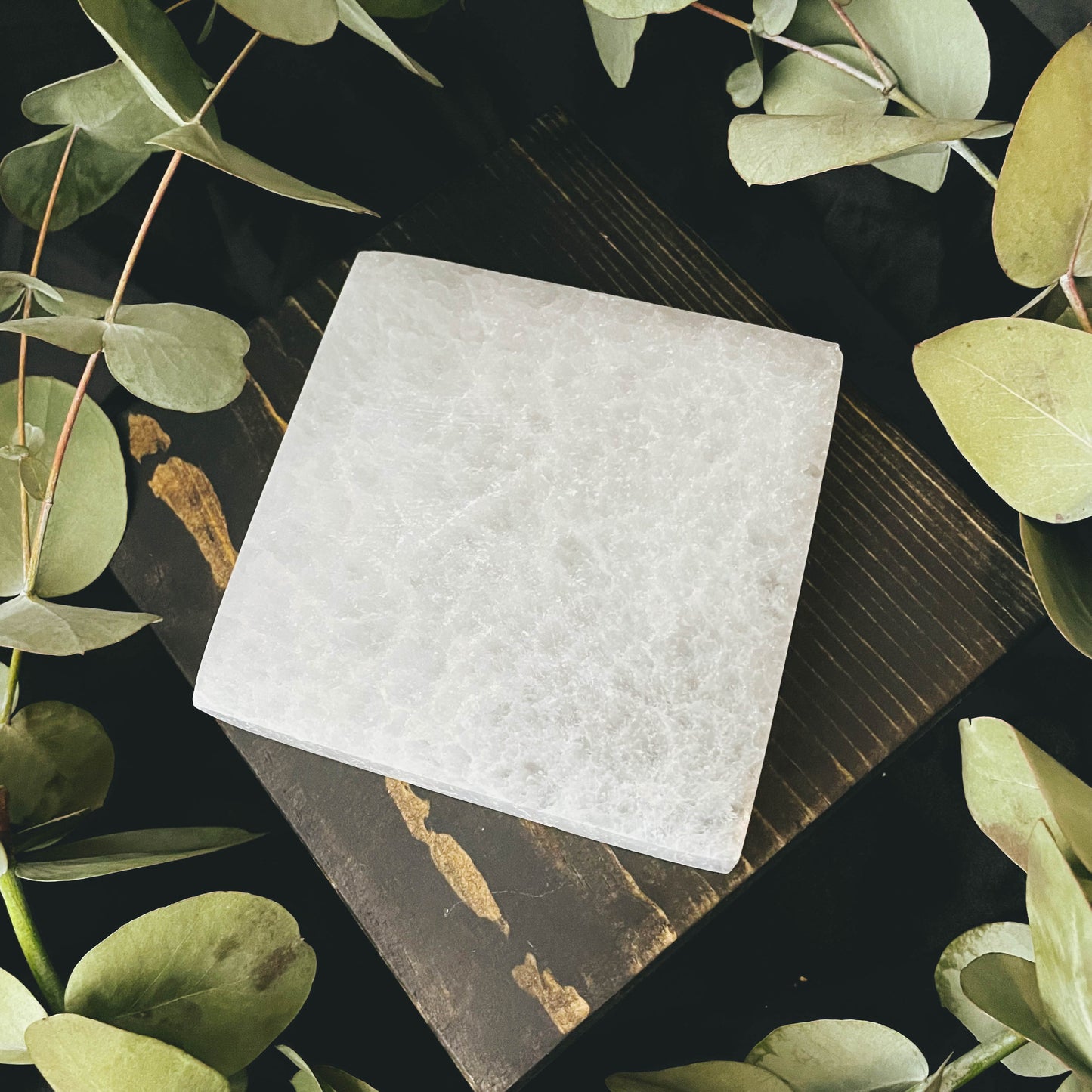 Selenite Square Charging Plate