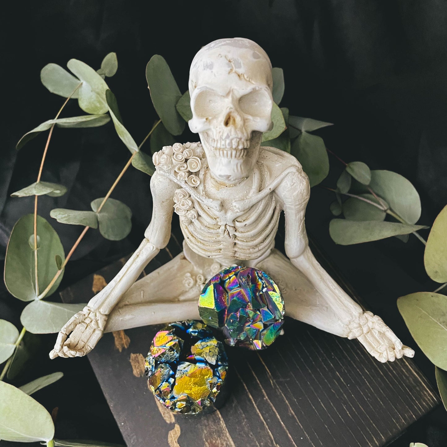 Rainbow Aura Amethyst Cylinder