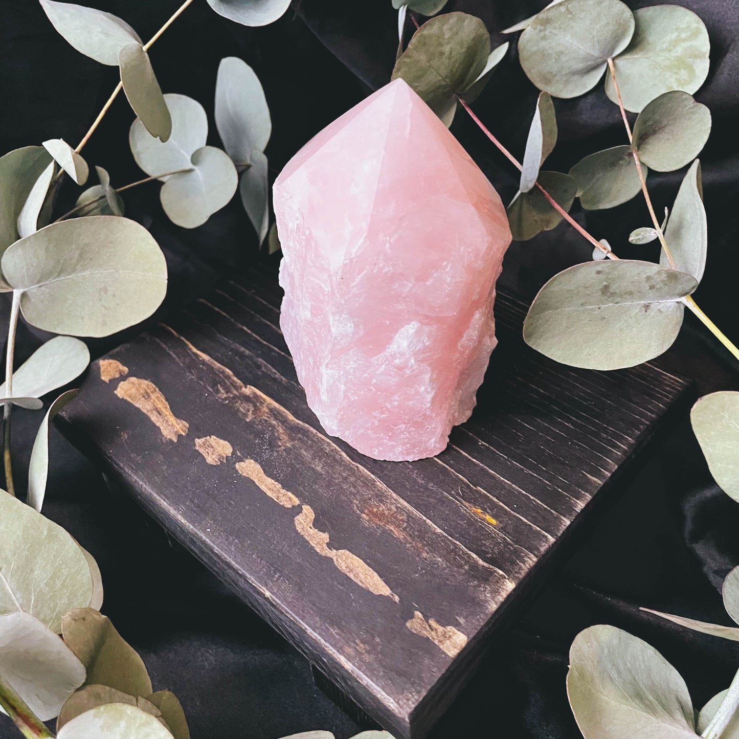 Rose Quartz Crystal Point