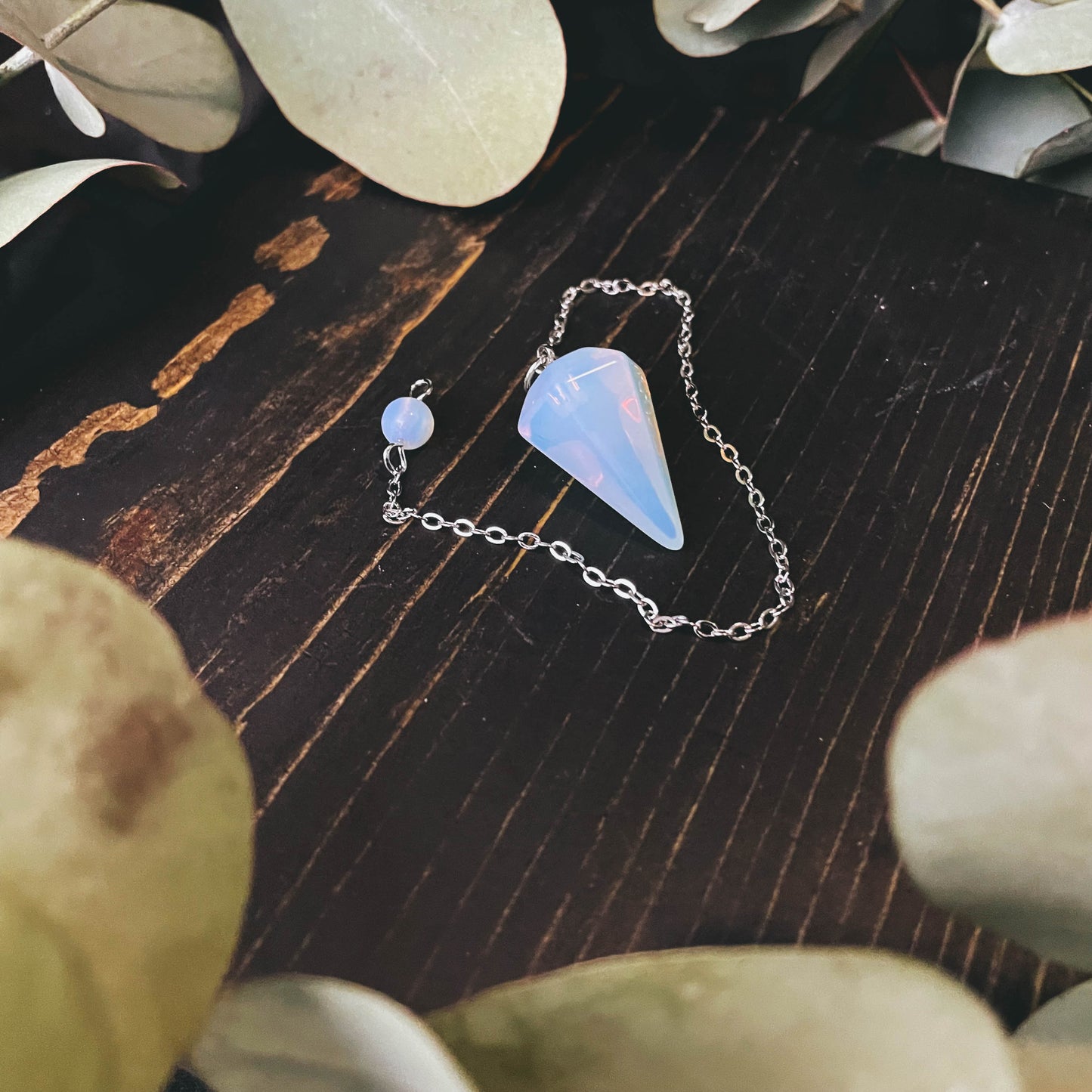 Crystal Faceted Tapered Pendulum