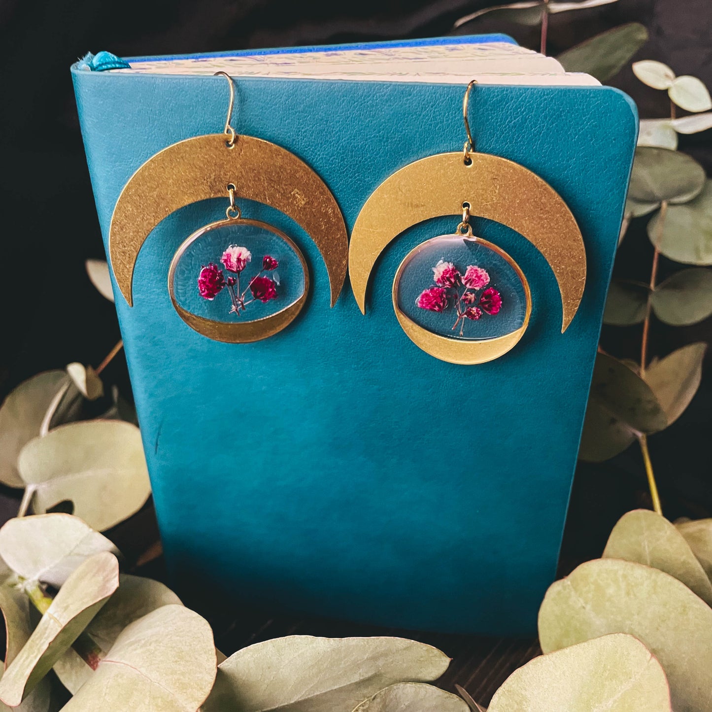 Celestial Babys Breath Earrings