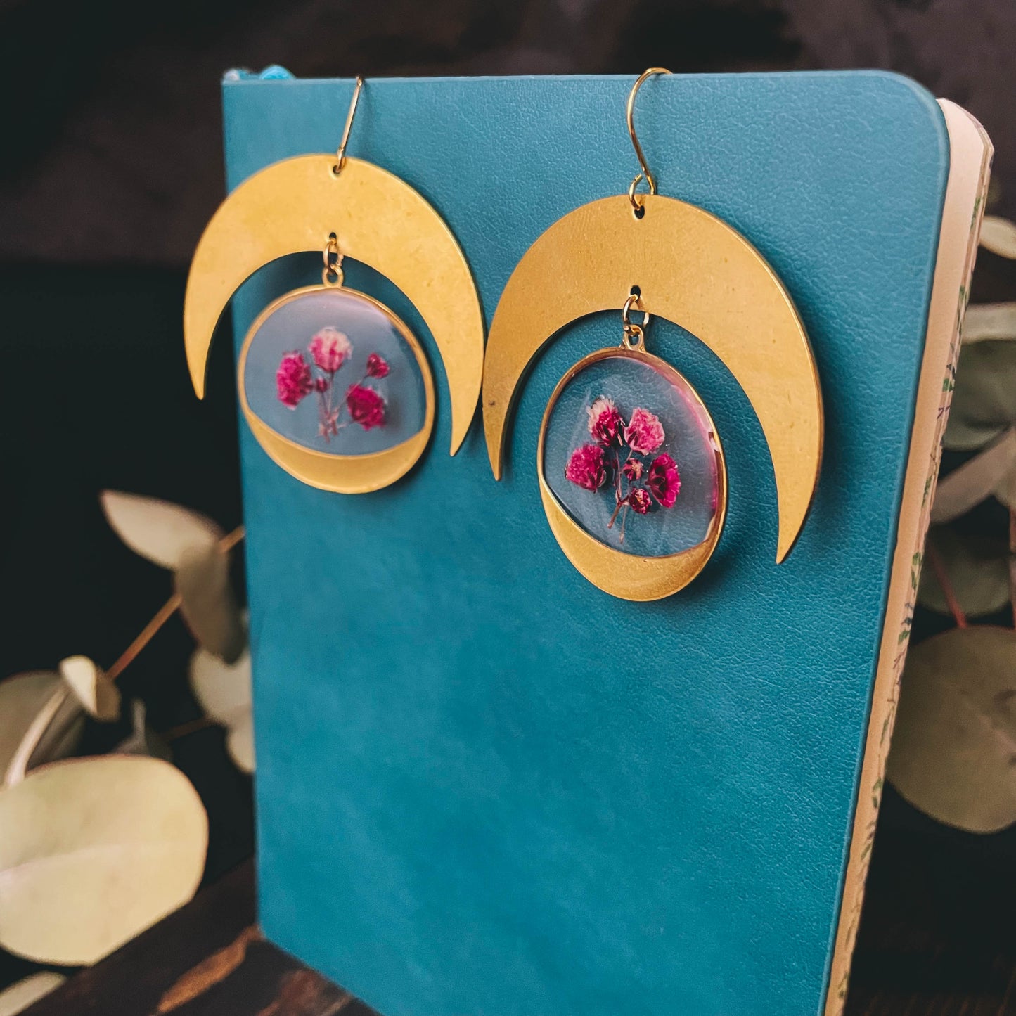Celestial Babys Breath Earrings