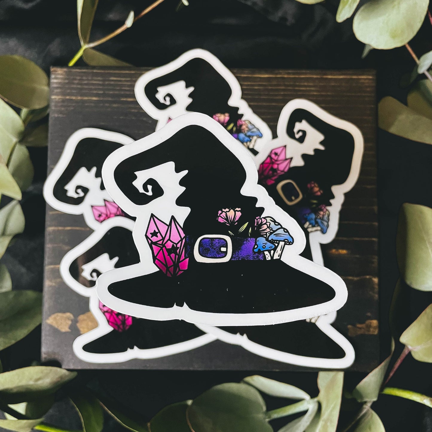 Witch Hat Vinyl Sticker | 3"