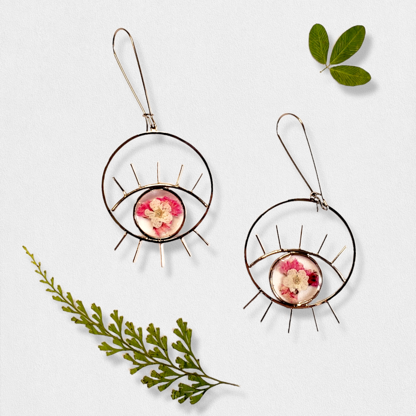 Forget-Me-Not Eye Earrings