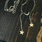 Moon & Star Single Layer Tassel Necklace