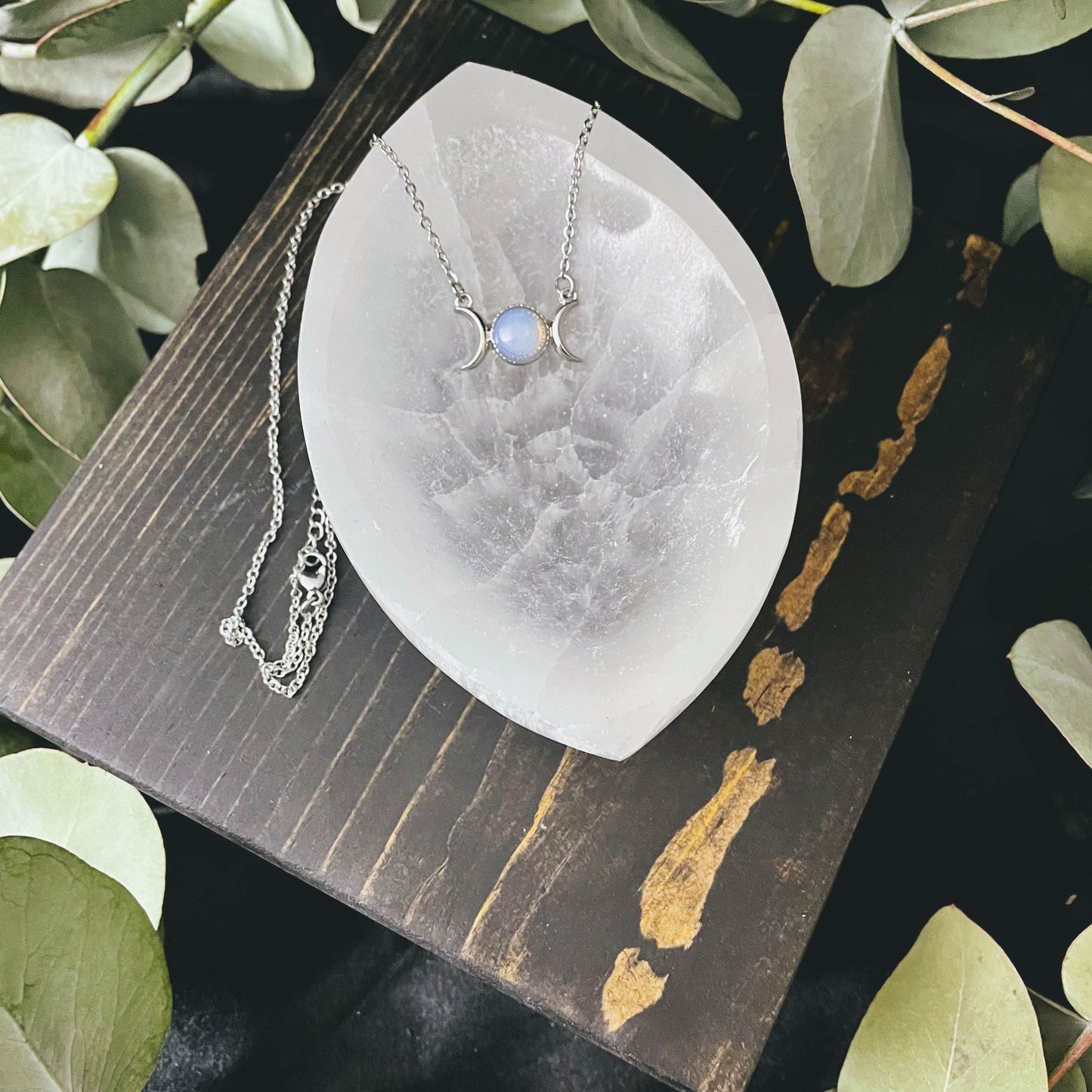Goddess Moon Stone Necklace