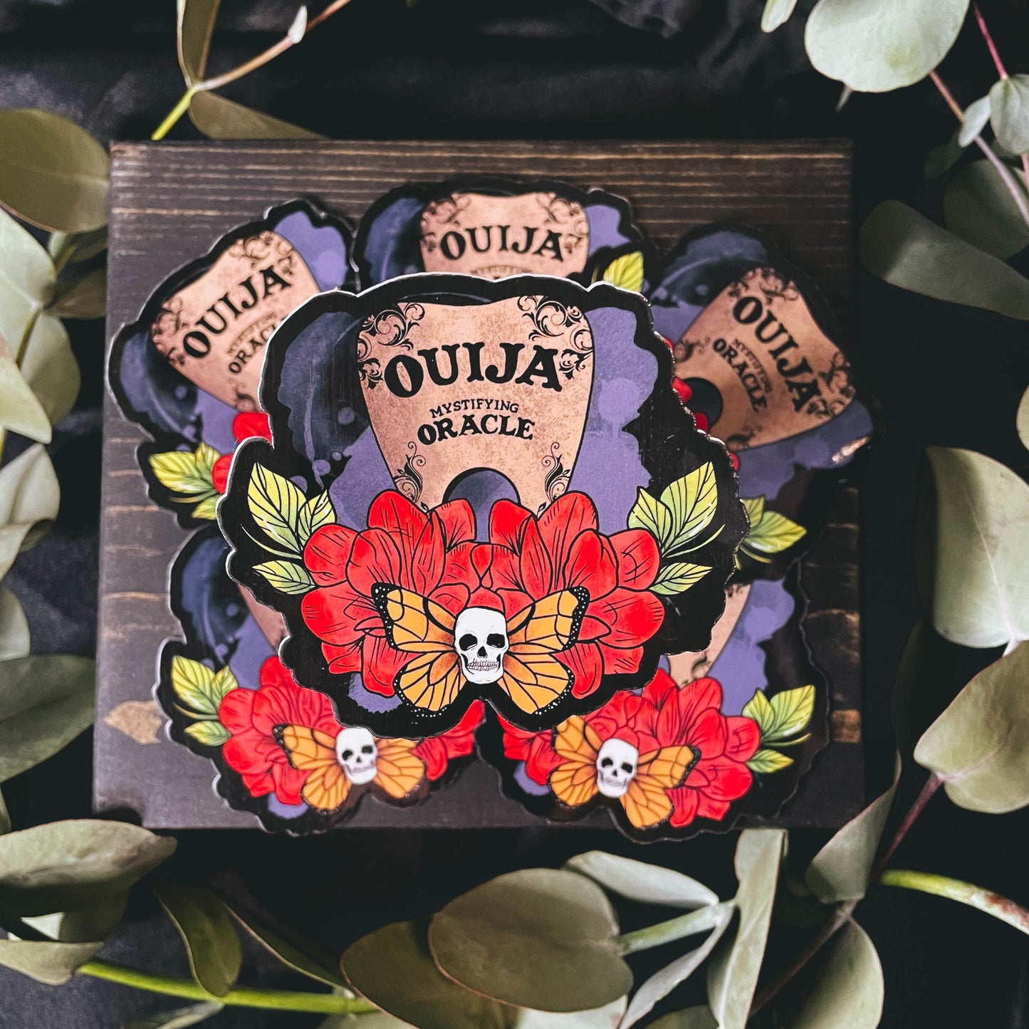 Witchy Ouija Planchette Vinyl Sticker | 3"