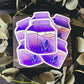 Cute Purple Crystal Milk Carton Vinyl Sticker | 3"