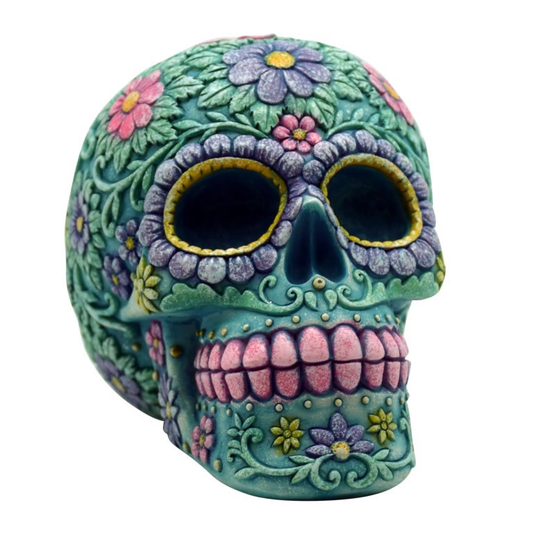 Floral Sugar Skull Bank